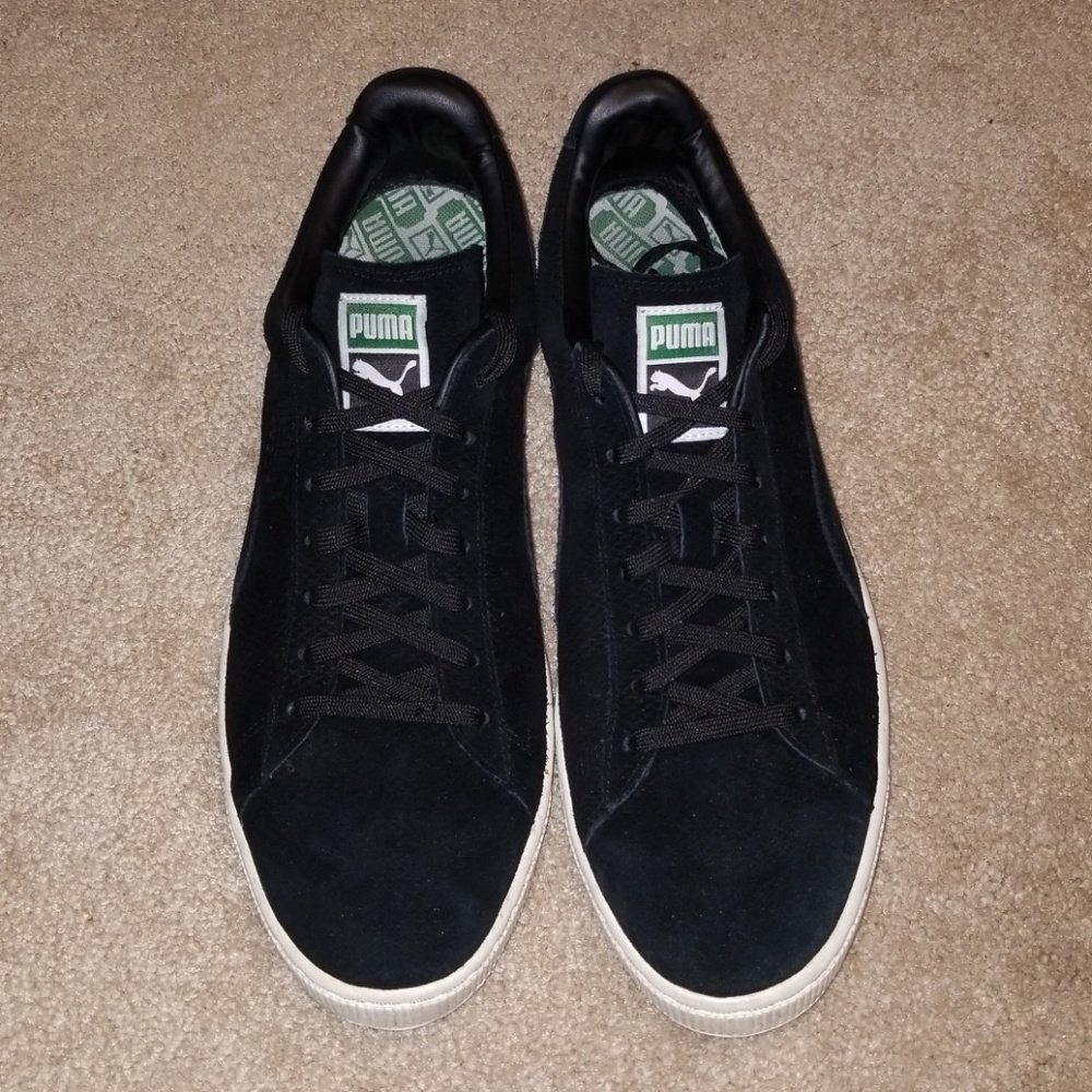 Puma Black Suede Shoes